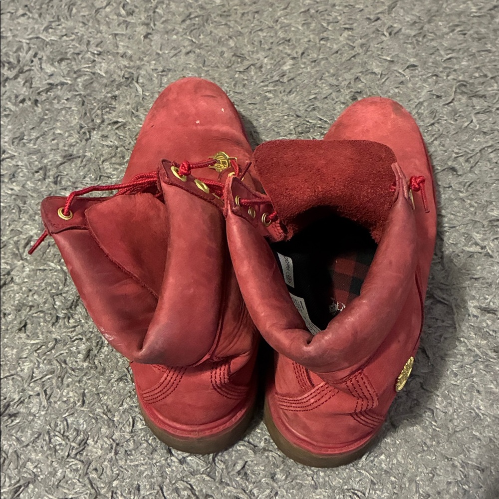 Red Timberland Premium 6 Inch View 6